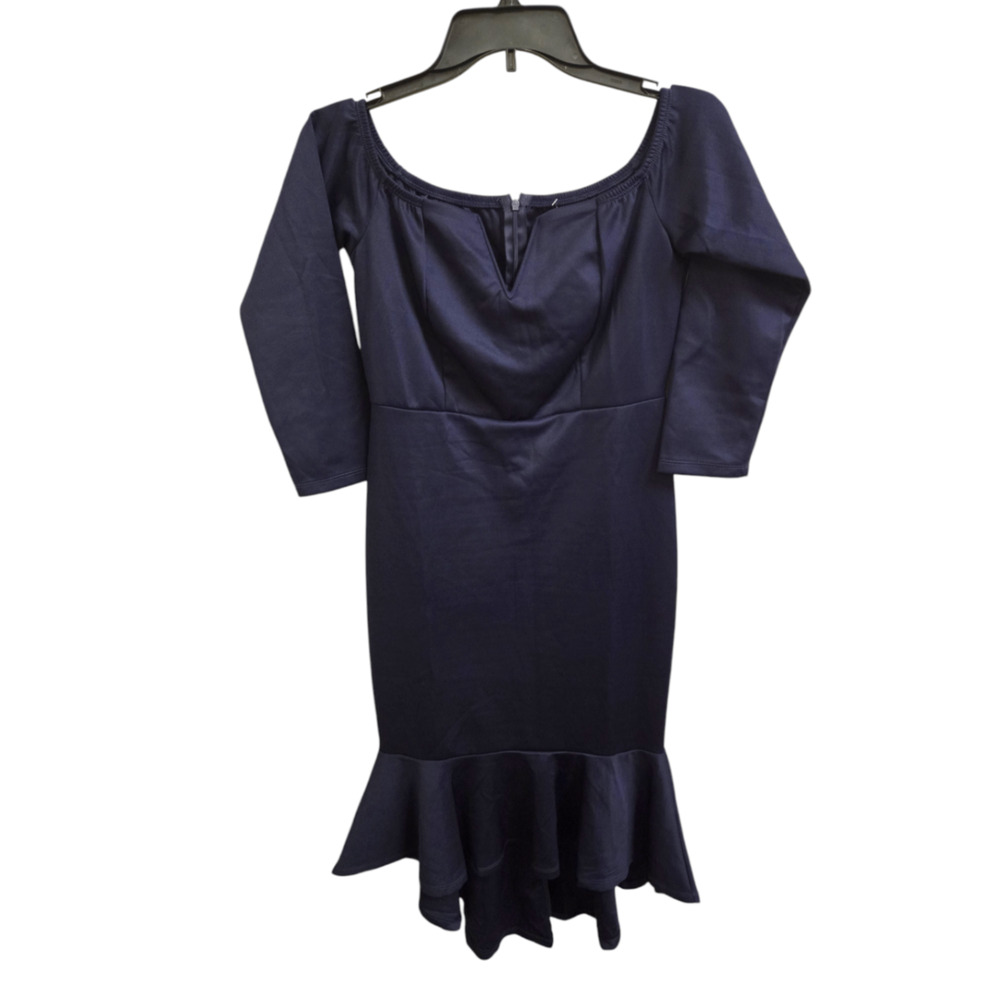 NWOT M Navy Blue Unknown Dress